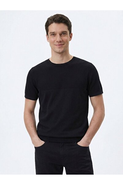 Kip Чорний трико з візерунком у вигляді велосипедного коміра