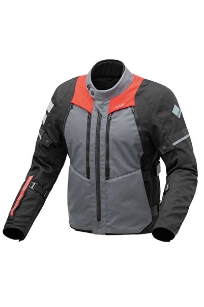 T.UR NEVADA HYDROSCUD® AA TOURING CEKET KOYU GRİ KIRMIZI