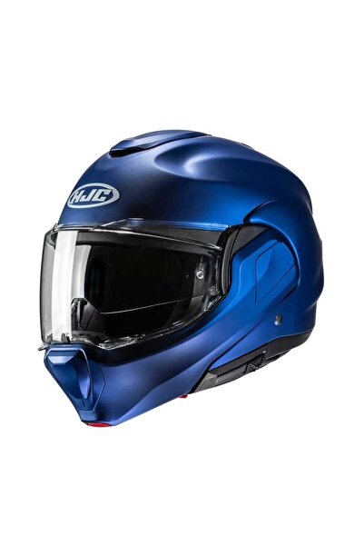 HJC F100 KASK SEMI FLAT METALİK MAVİ