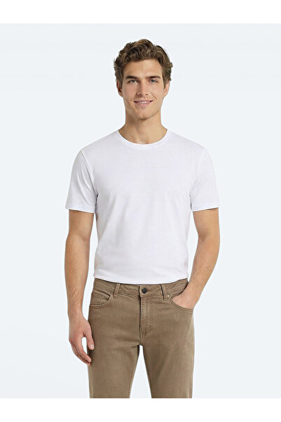 Kip Tricou alb simplu, 100% bumbac