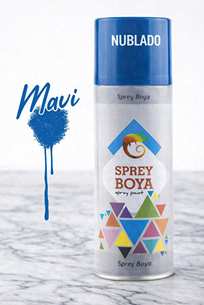 NUBLADO 400 ml Metal Ahşap Beton Yüzeylere Uygun Sprey Boya Hobi Dekoratif Am...