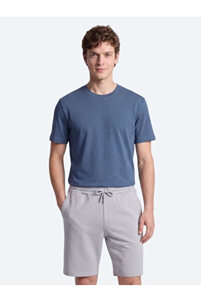 Kip تي شيرت نيلي بياقة دائرية