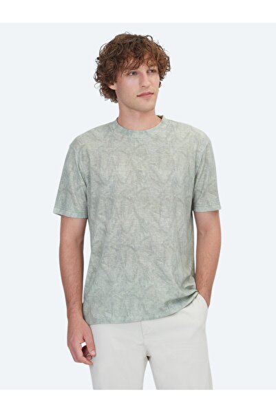 Kip Зелена футболка з бавовняної суміші з принтом