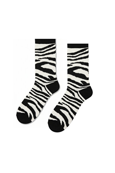 CARNAVAL SOCKS Șosete sport colorate cu model Zebra Milk