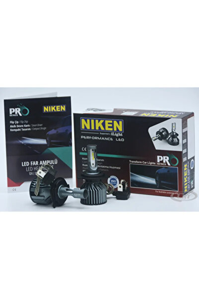 Niken Xenon Pro Serisi H4 Led Far Ampul Şimşek Etki N6