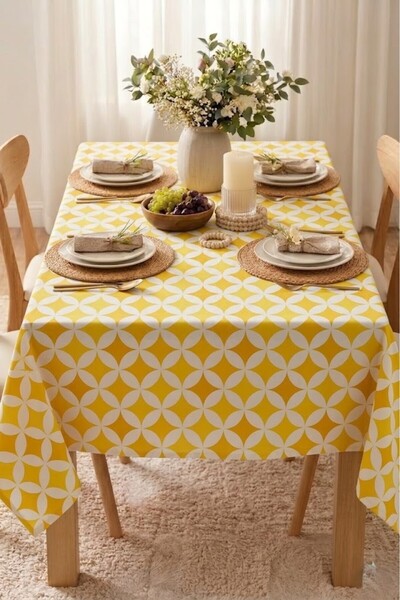 Rona Home Ανθεκτικό στους λεκέδες ψηφιακό εμπριμέ κάλυμμα τραπεζαρίας κουζίνα...