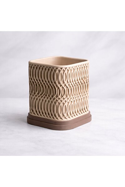 Homentum Ghiveci decorativ Rheea – plante mici, textură elegantă – 10 cm