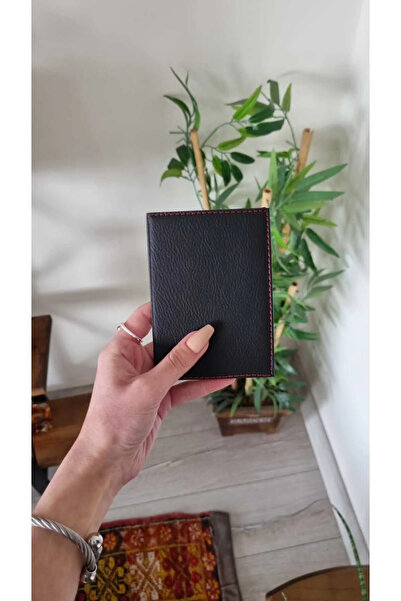 EFE DERİ حافظة ترخيص السيارة مخيطة من الجلد، واقي ترخيص السيارة