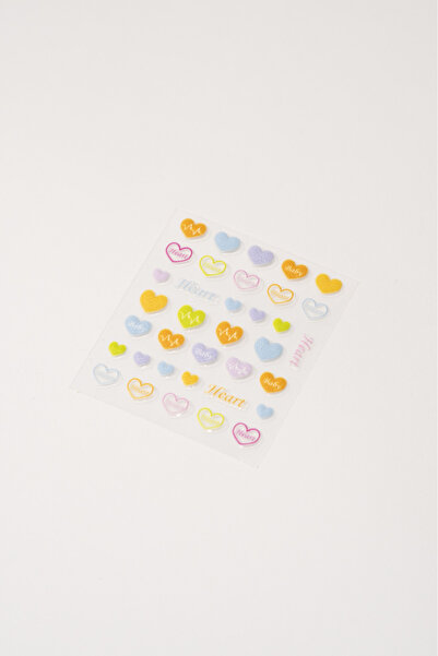 POP Beauty Nail Art Tırnak Süsleme Sticker, Tırnak Dövmesi, 5d Kabartmalı Kal...