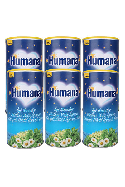 Humana İyi Geceler Çayı 200GR (Melisa Yağı İçeren Karışık Bitki İçecek Tozu) ...