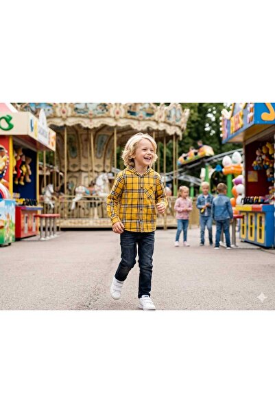 Hilal Akıncı Kids Erkek Çocuk Kapüşonlu Gömlek