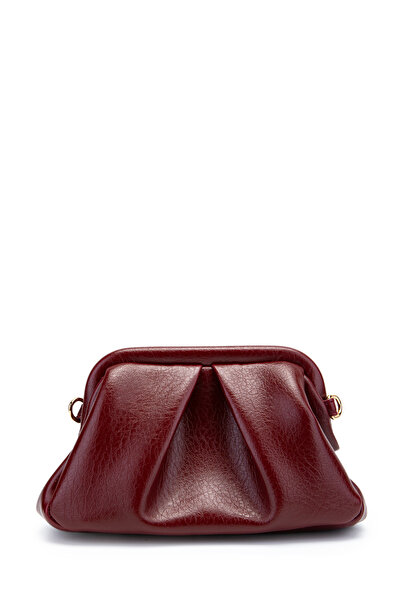 minebag Clutch Form Uzun Askılı Degas Femei geantă Roșu Claret