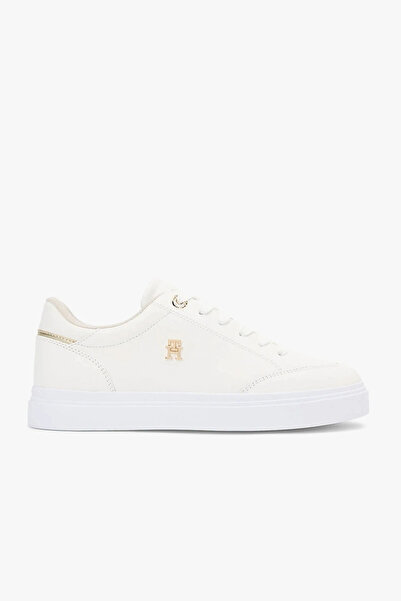 Tommy Hilfiger TH Chic Cupsole Kadın Beyaz Sneaker FW0FW09106YBL