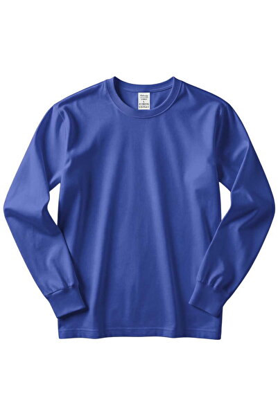 RELAXIA Ανδρικό μακρυμάνικο μπλουζάκι από χτενισμένο βαμβάκι