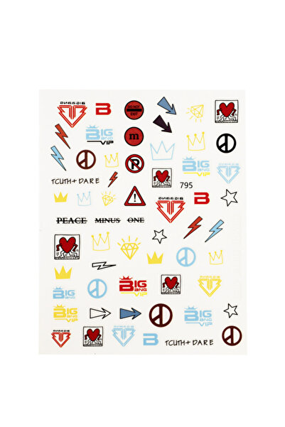 POP Beauty Nail Art Tırnak Süsleme Sticker, Tırnak Dövmesi, Tırnak Tattoo TYC...