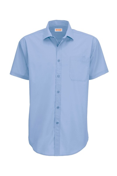 İŞMONT قميص قصير الأكمام للرجال