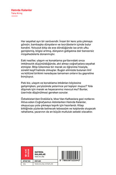 Ketebe Hatırda Kalanlar Taha Kılınç
