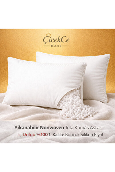 Genel Markalar YASTIK Nonwoven Tela uyku Yastığı 600 GR 1.kalite Boncuk Silik...