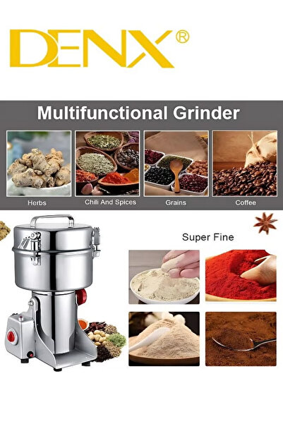 Unbranded/Generic DENX 4000W High Power Electric Grain Mill Grinder with 1000...