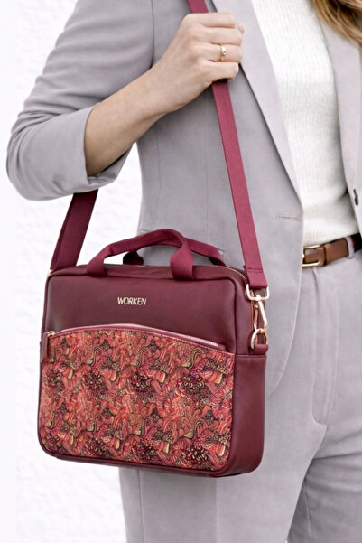 worken 15.6-16 Inch Laptop Bag - Authentic MacBook Bag, 39X30X4 Cm, Vegan Lea...