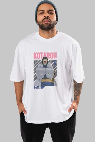 Ankhises Kotarou Katsura GINTAMA 1 Anime Prednja Štampano Bela Oversize kroj ...