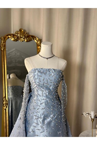 vanus fashion فستان سهرة طويل 4742