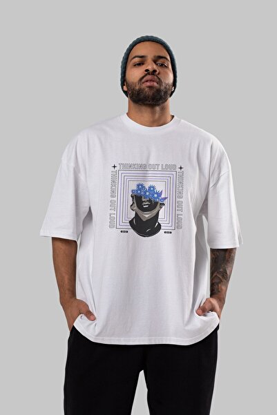 Ankhises Bela O Oversize kroj T T-shirt - B okrugla kragna Prednja strana sa ...