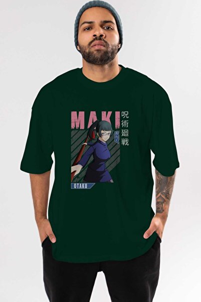 Ankhises Maki Zenin MOTORNA TESTERA Anime Prednja strana Štampano Smaragdno z...