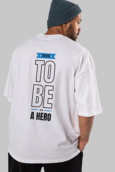 Ankhises Γεννημένος ως ήρωας με γράμματα στην πλάτη με στάμπα λευκό μπλουζάκι...
