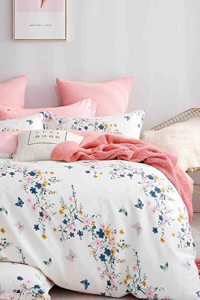 İQON طقم سرير - ملاءات جاهزة - مفرد - PEŽEL JUNGLE - وردي