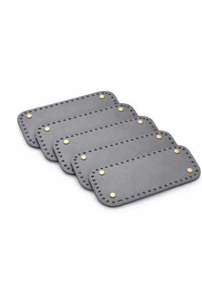 aurellen 33X12 cm 5 Pieces Bag Base Set - Perforated Macramé Bag Bottom Base ...