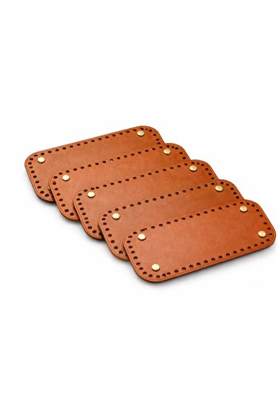 aurellen 33X12 cm 5 Pieces Bag Base Set - Perforated Macramé Bag Bottom Base ...