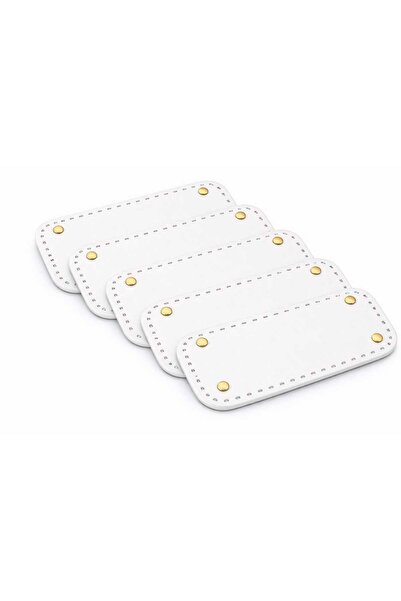 aurellen 25x12 cm 5 adet Çanta Tabanı Set - Delikli Makrome Çanta Alt Taban H...
