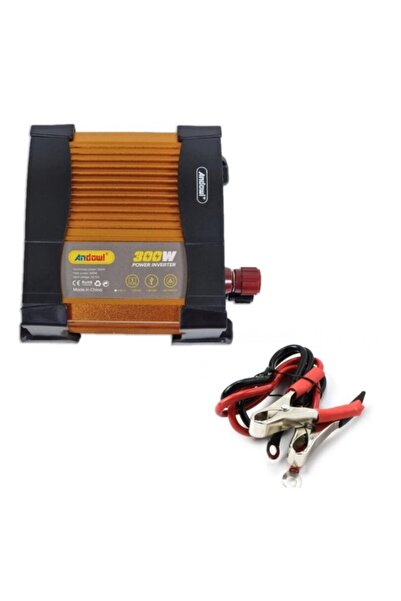 divendi-ro Invertor de tensiune auto Andowl KS300, 300W, 12V, 220V, 16 x 11 x...