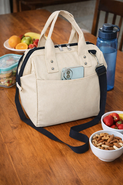 USF Термосумка для перенесення їжі з термосом - для гарячих і холодних страв,...