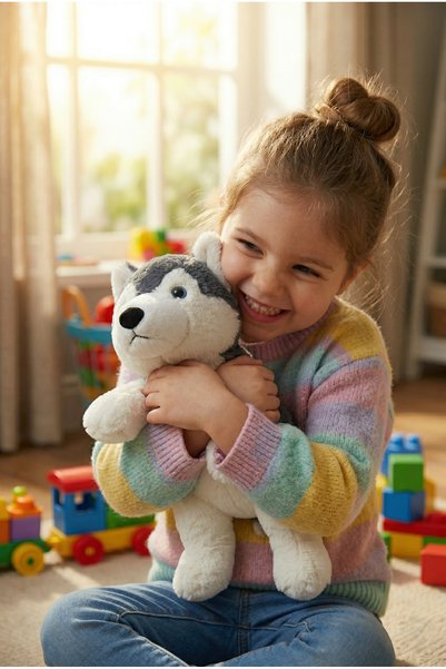 MuFuLu Premium Peluş Sibirya Kurdu (45 cm.)