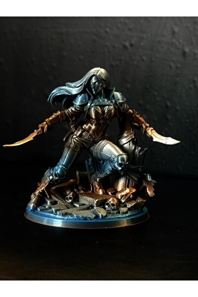 İzge3D KATARİNA 3D Masa - Kitaplık - Gamer Dekorasyonu 16 cm