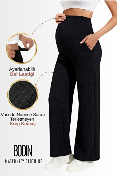 bodin Adjustable High Waist Stretchy Maternity and Postpartum Comfortable Cut...