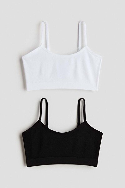 H&M 2-pack seamless jersey tops