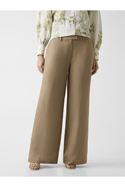 Guess Linen-blend flare pants