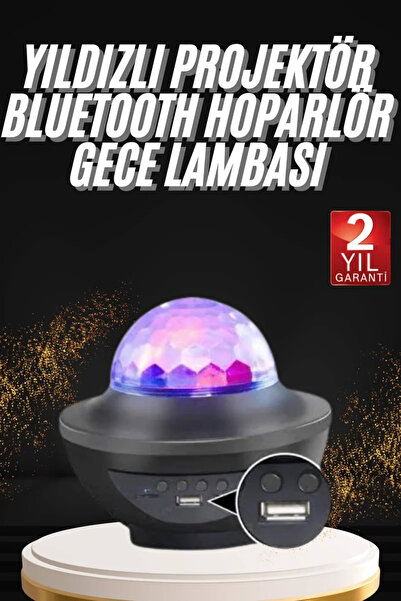 Kanonik Education Dönen Işıklı Disko Topu Projektör Müzik Çalarlı Disco Speaker