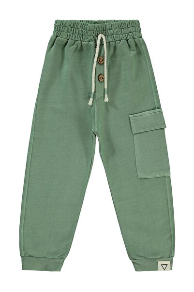 Civil Boys Φόρμα με πλαϊνές τσέπες για ηλικίες 2-5 ετών - Χακί