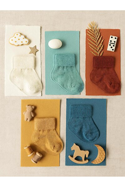 Civil Baby Bebek 5'li Çorap 6-12 Ay - Standart