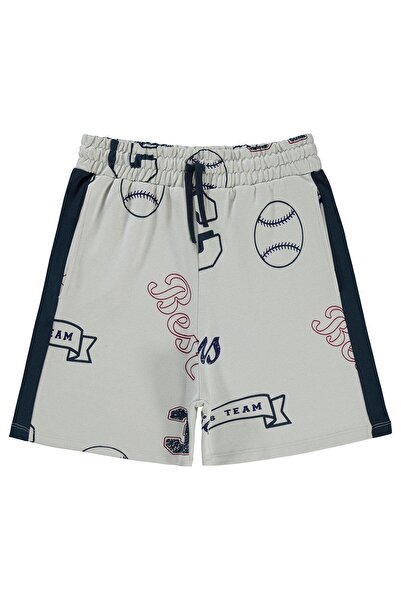 Civil Boys Šampione šortsevi sa printom za uzrast 6-9 godina - tamnoplavi