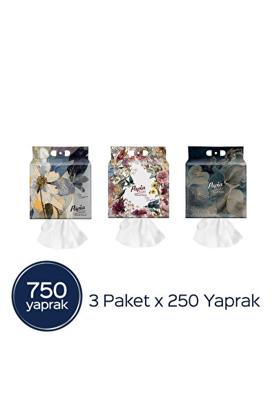 Papia Home Asmalı Havlu 750 Yaprak (3 Paketx250 Yaprak)