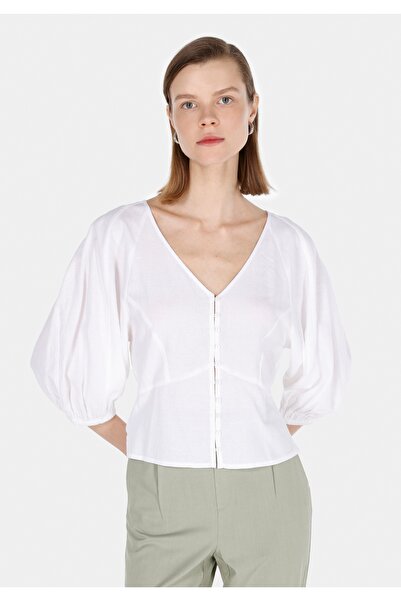 Colin's Slim Fit Women's White Shirt