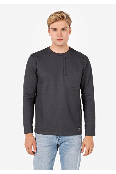 Colin's تي شيرت رجالي بأكمام طويلة وياقة دائرية وقصة عادية