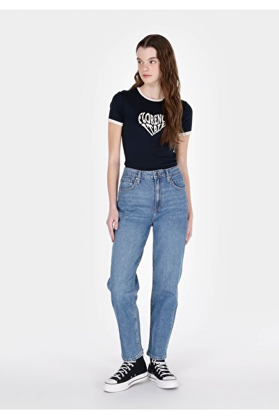 Colin's Pantaloni de damă Indigo Jean cu croiala dreaptă