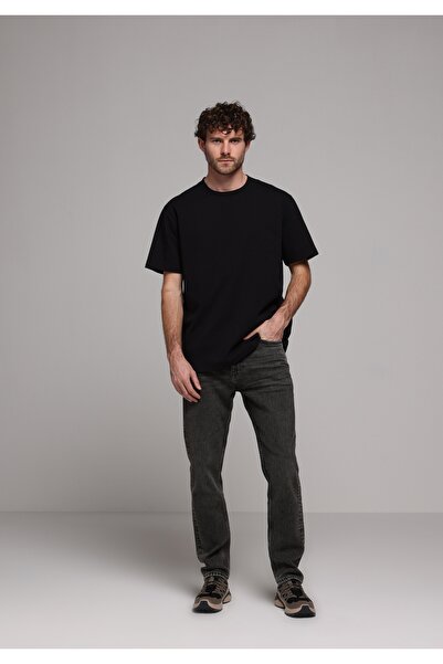 Colin's Loose Tapered Fit Erkek Siyah Jean Pantolon