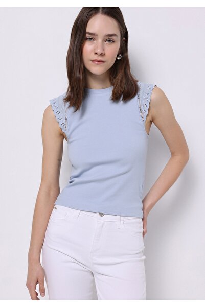 Colin's Slim Fit Women's Blue Short Sleeve T-Shirt